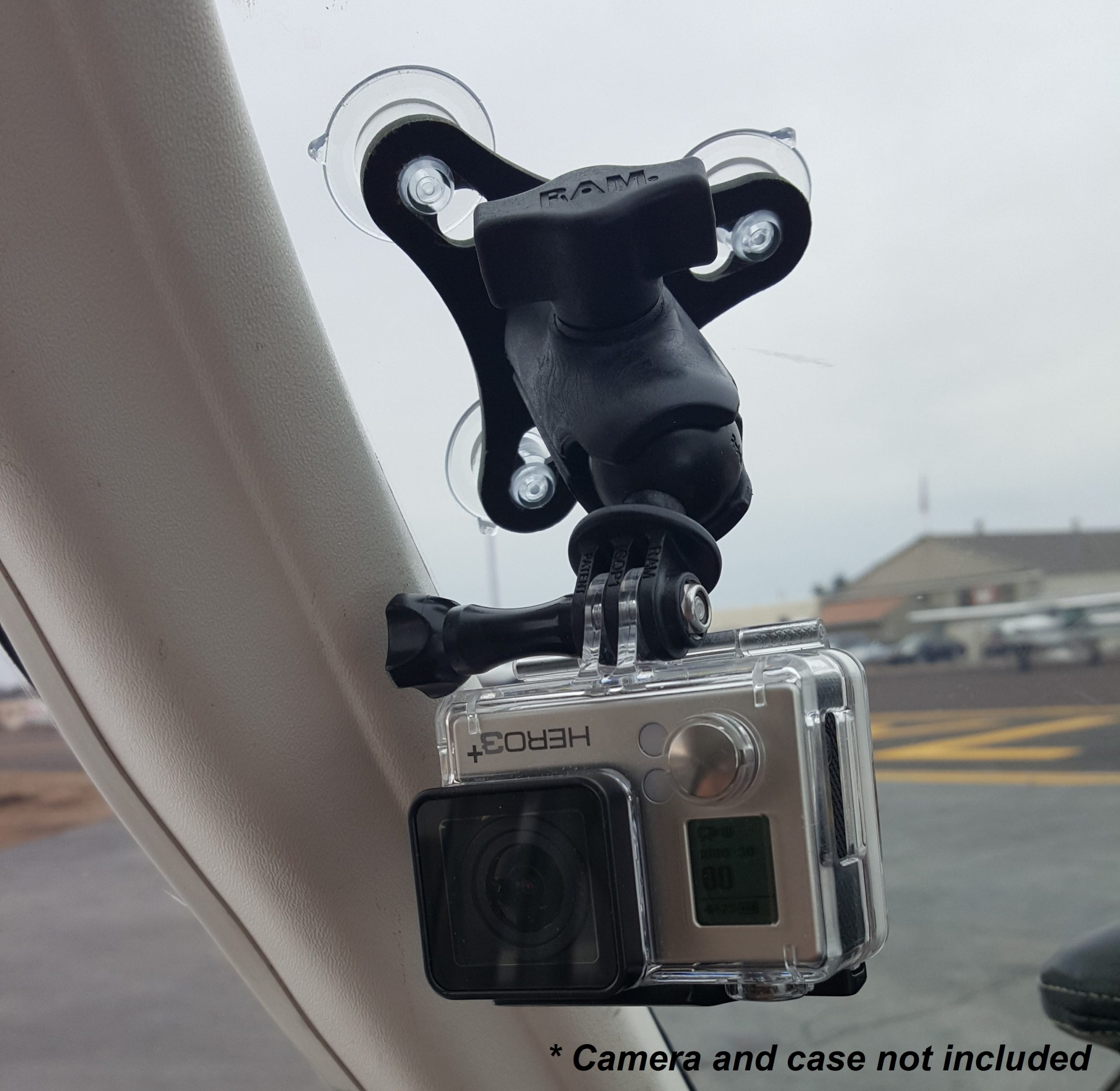 MyPilotPro Spider Swivel GoPro Windshield Mount MyPilotPro