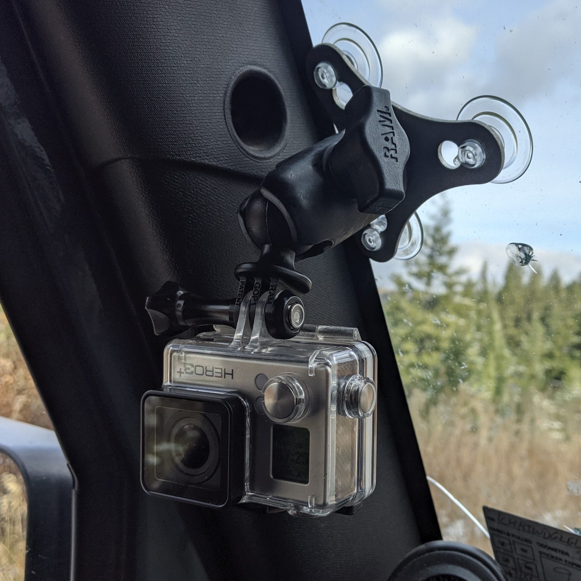 MyPilotPro Spider Swivel GoPro Windshield Mount MyPilotPro