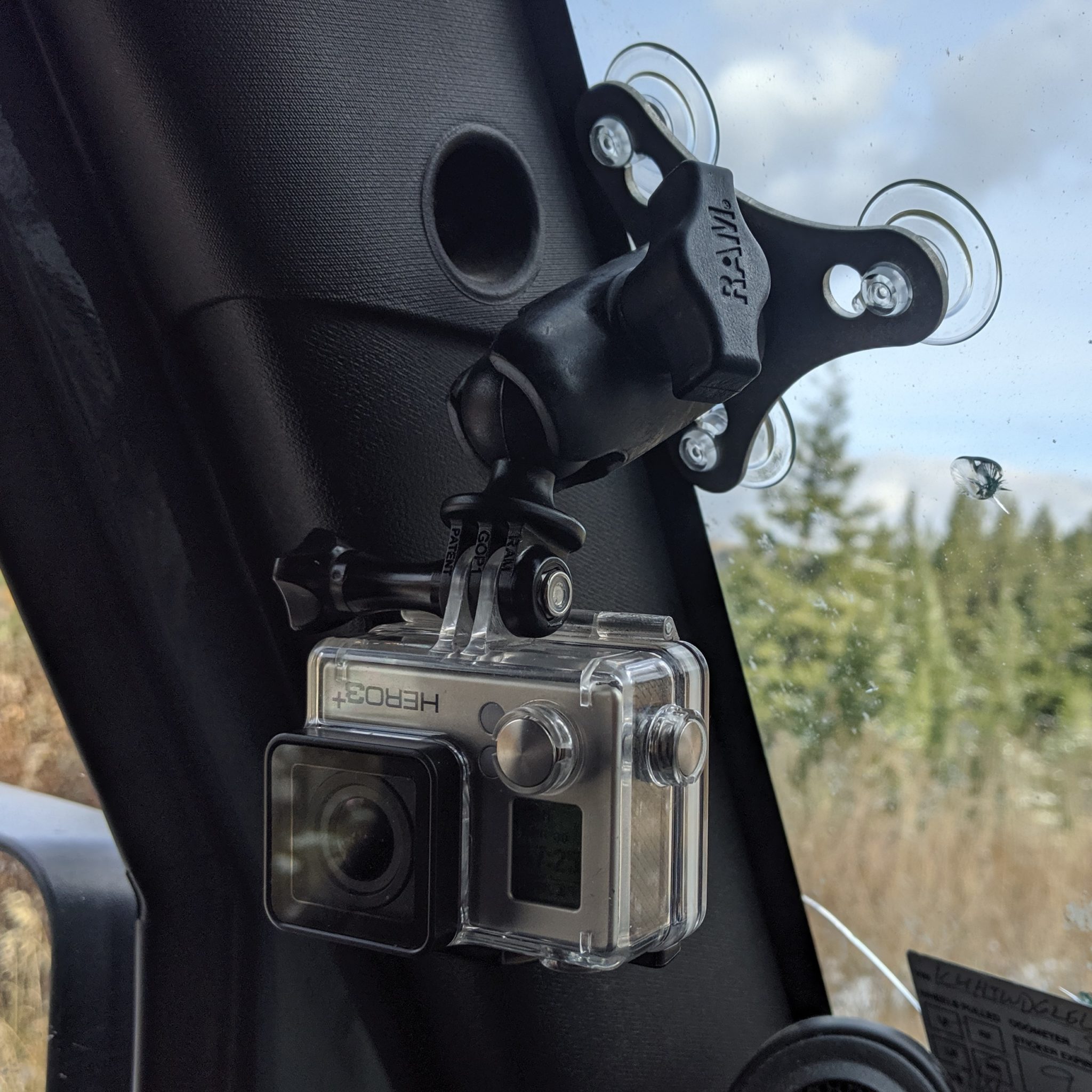 MyPilotPro Spider Swivel GoPro Windshield Mount MyPilotPro