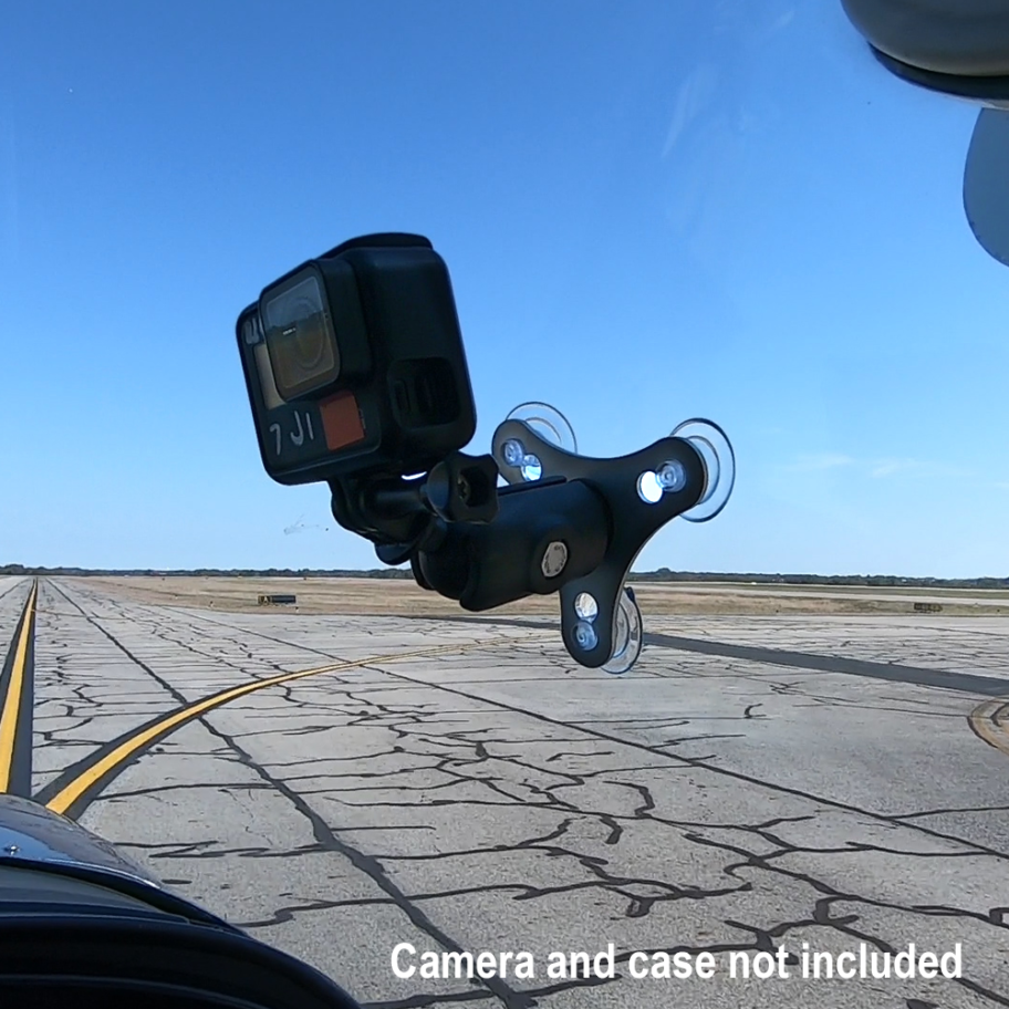 MyPilotPro Spider Swivel GoPro Windshield Mount MyPilotPro