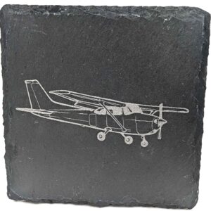 Cessna 172 Slate Coaster